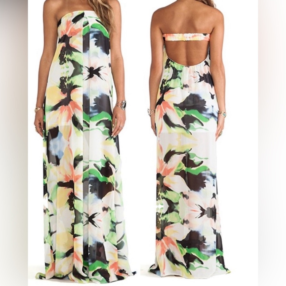 Show Me Your Mumu Serena Maxi Dress ~ in Watercolor Flowers